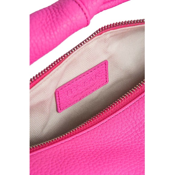 BY FAR Cush Hot Pink Leather Shoulder Bag - Picture 7 of 15